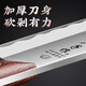 Shibazi writer's kitchen knife two-piece set sharp slicing knife bone chopping knife kitchen knife combination set kitchen utensils complete set of stainless steel
