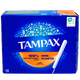TAMPAX imported tampon catheter type, non-sensitive built-in cotton swab hygiene towel, long catheter short catheter tampon [extra large flow] 18 pieces 1 box long model