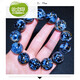 
Du Youqin bracelet cat eye stone bracelet men and women dark blue cat eye storm gem earth pattern tiger eye jade 11150 Peter stone