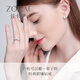 Zokai diamond ring women's group setting proposal wedding diamond ring carat effect electric shock firework series women's ring gift for girlfriend 1.2 carat effect F-G/SI Please inquire customer service for the ring number before placing an order