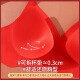 CK红色内衣套装女无痕大胸显小胸聚拢结婚新娘背心式龙本命年文胸罩 本命红红+本命红(S391+S3892件 XL (85A/85B/85C)