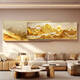 Yonghuan Rizhao Jinshan Salon Sofa Fond Decoration Mur Painting Light Luxury Mural Light Painting convient aux grands peintures suspendues murales blanches. Retour à YouShan B Style 33 * 80 + 26 * 80 = chevauchement de longueur totale 12035 mm en aluminium