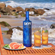 Deep Blue (Skyy) Original importierter fremder Wein Wodka Original Blue Sky Bird Vodka 750 ml*2 Doppelflaschen Cocktail -Basis Wein 750 ml 2 Flaschen