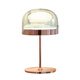 Erstes Konzept der modernen leichten Luxusschisch-Lampe Nordic einfaches Designer Schlafzimmer Nachtlampe Glas kreatives hochempfürtiges Wohnzimmer Dekorativ Hellgrau M1098 Hellgrau Style Button Switch