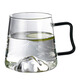 Kitchen helps Japanese glass cup household large capacity water cup resistant to high temperatures in summer thickened mountain viewing green tea cup creative drinking water cup 9195 mountaineering cup 450ML