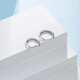 Trendy Acer Minimalist Platinum Earrings Women's Earrings for Girlfriend's Birthday Gift Priced at RMB 100 per piece Single Model Approximately 0.8g