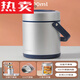 Tuojin German imported quality autumn and winter thermal insulation lunch box stainless steel extra long thermal insulation vacuum large capacity rice bucket 24 316 enamel blue 2 layers 1.8L