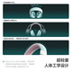 MiSheng Sagittarius head-mounted wired HiFi gaming headset Delta mobile chicken professional listening position identification fps computer e-sports dedicated virtual 7.1 channel noise reduction headset 3.5mm interface magic blue-high-end neodymium iron boron unit