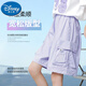 迪士尼（Disney）女童短袖套装夏季薄款儿童2025新款速干运动服童装两件套夏装10岁 9922纯棉白色+18442纯棉紫色 120 cm