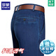 Romon 2025 Frühlings- und Sommer-Jeans-Jeans hohe Taille Lose geradlinige und ältere Freizeithosen Dünne Hosen 3892 Modelle Deep Blue [Sommer] Dünn 30 [Taillenumfang 2 Fuß 3]