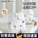 Diaperios recién nacidos alemanes de Xulin algodón lavable Pantalones transpirables Baby Meson Modelo de impresión de fugas de bebé impermeable fijo [Adecuado por 0-5 meses] 5-10Jin [Jin equivale a 0.5 kg]