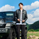 
Carbeen (CABBEEN) [Same Model in Celebrity] Sheep leather genuine leather jacket for men 2025 autumn and winter new work lapel motorcycle leather jacket Coal black 01 XL /180/52