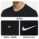 Nike Men's Sports T-Shirt Summer Lightweight Casual Round Neck Pure Cotton Sportswear BV0508-010 Black L