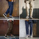 Maden Workwear Smile Leinwandschuhe für Männer Ins trendige vielseitige Freizeitschuhe Low Top Nische Trendy Schuhe Paar Skateboardschuhe schwarz [leichtes Atmungsgerät/Flach/Sommer -Männerschuhe] 40 (250 mm) Herrengröße