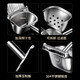 Bomans 304 stainless steel manual juicer pomegranate orange juice squeezer household fruit press lemon juicer 304 steel juicer