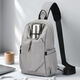 Chest bag for men's one-shoulder crossbody bag for chest trendy multifunctional sports and casual small cross bag lightweight cross bag new product ink black X1049