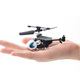 Small remote control aircraft mini helicopter electric model aircraft wireless helicopter toy model for children to fly 2 only send crossing rings a set of color message instructions Standard equipment + spare accessories bag + portable bag