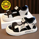 G.duck children's sandals 2025 summer new style boys' sports non-slip sandals Korean style casual baby beach sandals DHXS27 black 24 inner length/15cm