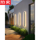 Huikeying Shang Germany imported quality wall lamp waterproof aisle stair light long wall lamp outdoor balcony lamp door villa courtyard 9227-rainproof model 9227-200c-neutral light-65