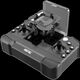 Drone mini aerial quadcopter primary school students remote control aircraft entry-level children's toy helicopter without aerial photography protection flight black 4 batteries broken and replaced with new + remote control battery + easy damage