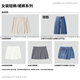 Uniqlo women's denim style Bermuda shorts/washed products medium pants 25 spring and summer new style 476946 09 black one size 15054A