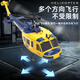 RHSKY遥控直升飞机UH-1休伊像真航模智能定高儿童玩具耐摔C032光流定位 粉色 标配单电池