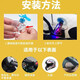 Wind-powered small plane, electric vehicle, motorcycle, wind power, LED light-emitting colorful lights, car-mounted rotating ornaments, decorative riding wind-powered light-emitting small plane, mini FJ01, red, wind-driven + cool light effects