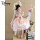 迪士尼（Disney）女童连衣裙夏装吊带礼服儿童生日美乐蒂公主裙女孩夏季洛丽塔裙子 发光头饰+手杖+拖尾+JSGY6628美 120 cm