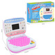 Jiashi 25 Simulierte Computer früh Bildung Kinder Notebook -Modell Display Bildschirm Englisch Sprache Lesemaschine Pink*Englische Version Early Education Lernmaschine