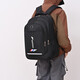 
New large capacity men's backpack business simple casual backpack travel business trip commuting student bag men's bag black