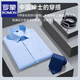 罗蒙短袖衬衫男士夏季薄款商务休闲纯色棉上衣服男休闲百搭工装衬衣男 DX6623 40