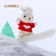 伽百利（Gabriel）多米兔子毛绒玩偶安抚公仔娃娃玩具生日礼物送女友 W3524_多米_25cm