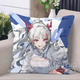 Ark of Tomorrow, Luosen Chongyue Amiya Dormitory Nap Sofa Pillow Bedside Bedside Backrest Cushion Pillow D1047 XiQ 45cm*45cm Pillow core with centimeters + double-sided picture