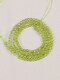 Mingfujiang natural peridot faceted green crystal 2-3MM semi-finished DIY loose beads hand-beaded Peridot about 2*3MM peridot buttons/strips