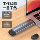 ThinkPlus联想 M.2 SATA/NVME双协议10Gbps Type-C/USB3.2移动固态硬盘盒 手机电脑直插两用 HS200系列