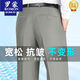 Romon Men's Men's Mendal-Agef et âgé pantalon haute taille pantalons hommes droits lâches Spring and Summer New Style Business Dad Casual Dad Tentig