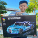 Compatible with small particle building blocks, racing aircraft, high difficulty assembled building blocks, racing model, toys, big gift box, 9230 beach tent building blocks [429 particles]