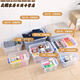 Sivir thickened transparent storage box plastic large and small car home storage box for clothes and toys multi-functional storage box transparent discount 2-piece set medium + medium