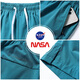 NASA GOOD shorts men's summer trend basic solid color versatile casual loose straight sports three-point pants black M