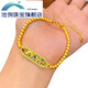Chi Ling's new Chinese-style Phoenix Laiyi hand bracelet, sand gold bracelet, inherits the ancient method of versatile and simple gold beads, national fashionable women