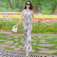 
Xin Yimei Fashion Temperament Set for Women 2025 Summer New Style Slim Sleeveless Jacket Top Wide Leg Pants Two-piece Set Cashew Flower S [Weight 80-100 Jin [Jin equals 0.5 kg]]