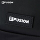 FILA FUSION斐乐潮牌【章昊同款】情侣款漫游包2025秋新款男女双肩包 深黑-BK XS