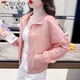 Woodpecker Vêtements de crème solaire pour femmes 2025 Été Nouveau collier de lumière à la mode à la mode