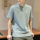 Nike (Nike) Polos de polo gris Henry Henry Camisa Summer NUEVO Menores de algodón puro de manga pura Camiseta Sports Top Grey FN3895-063 Pure Cotton Breatable S 100-120Jin [Jin equivale a 0.5 kg]