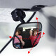 Huashi car rearview mirror in-car baby observation mirror adjustable rear observation mirror car auxiliary mirror reflective