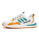 Three-leaf clover shell head brand broken size spring and summer men's shoes casual sports running shoes air cushion wear-resistant non-slip trendy shoes Adidas Tanrui 6629 white gray leather surface plus velvet middle top 41 size