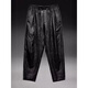 Aigechen Xiangyunsha casual pants for men in summer Chinese style men Xiangyunsha mulberry silk trousers loose large-size wide-leg pants black trousers 9226 average size 2XL recommended 145 to 160 Jin [Jin equals 0.5 kg]