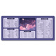 Mat de bureau de dortoir universitaire, petite collection de clés de raccourci fraîche, coussin de souris, super grand bureau de bureau de bureau pour hommes et femmes 9215 Fleur de colza 900x400 mm x 3 mm