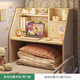 Zuodu dormitory bed table college student dormitory bunk table bed desk lazy table simple bedside table highly recommended cabinet door style maple cherry wood color 80cm