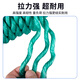 Work partner green nylon rope 4mm*10m outdoor binding rope plastic rope thickened wear-resistant binding rope binding rope anti-aging polyethylene drawstring truck binding